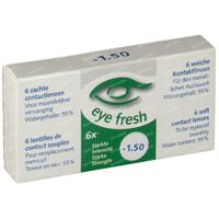 Eye Fresh Weiche Monat Kontaktlinsen 6-pack -1,50 1 st