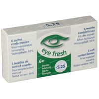 Eye Fresh Lentilles Mensuelles Souples 6-pack -5,25 1 pièce