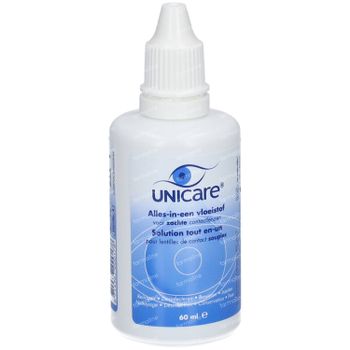 Unicare All-in-One Lentilles de Contact Souples Liquides 60 ml