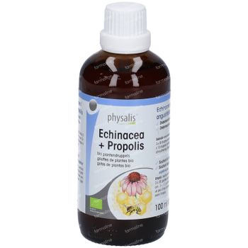 Physalis® Echinacea + Propolis Gouttes de Plantes Bio 100 ml