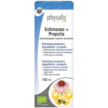 Physalis Echinacea + Propolis Gouttes de Plantes Bio 100 ml