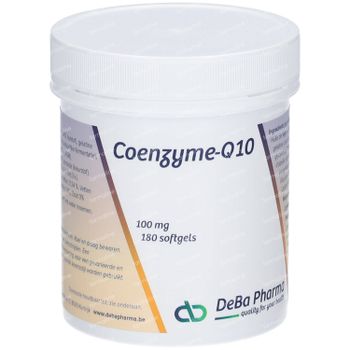 DeBa Pharma Coenzyme Q10 100mg 180 capsules