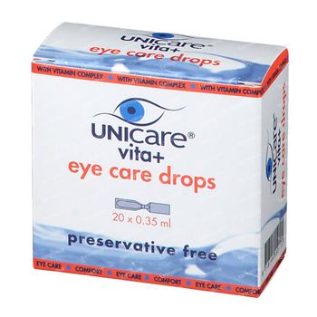 Unicare Vita+ Eye Care Drops 20x0.35 ml