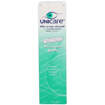 Unicare All-in-One Lentilles de Contact Dures Liquides 240 ml