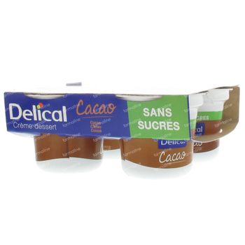 Delical Crem Dessert Hp-Hc Cacao Sans Sucre 500 g