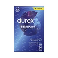 Durex® Originals Classic Natural Préservatifs 20 préservatifs