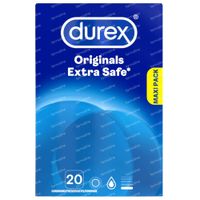 Durex® Originals Extra Safe Préservatifs 20 préservatifs