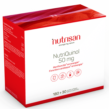Nutrisan Nutriquinol 50 mg + 30 Caps Gratuit 180+30 gélules souples
