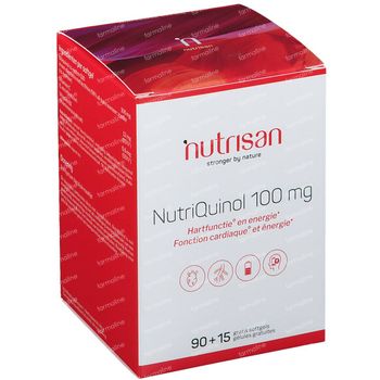 Nutriquinol 100 mg 90+15 softgels