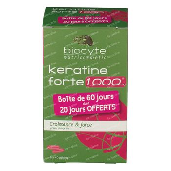 Biocyte Keratine Forte 2+1 Gratuit 120 capsules