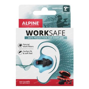 Alpine WorkSafe Bouchons d'Oreilles 1 paire