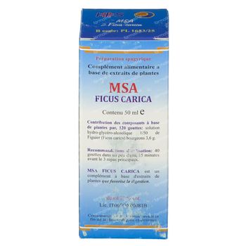 Ficus Carica MSA Macérat 50 ml gouttes