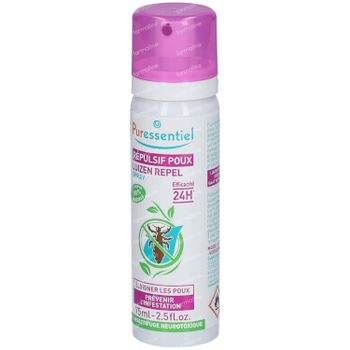 Puressentiel Répulsif Anti-Poux Spray 75 ml