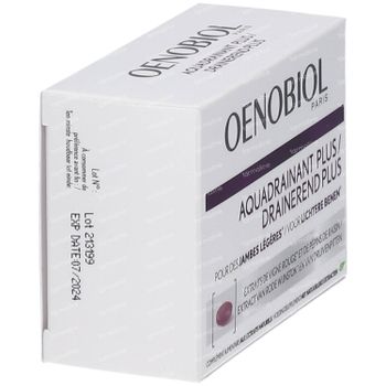Oenobiol Aquadrainant Plus - Cuisses et Jambes Minces, Minceur & Perte de Poids 45 comprimés