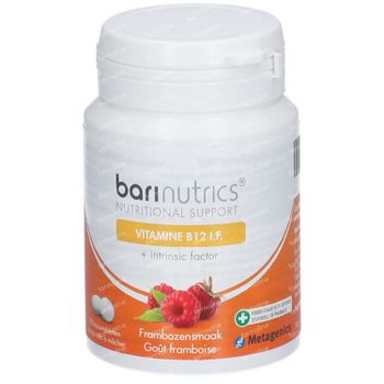 BariNutrics Vitamine B12 Framboos 90 tabletten