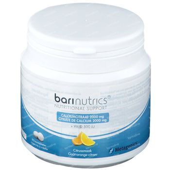 BariNutrics Citrate De Calcium Agrumes 90 comprimés