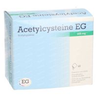 Acetylcysteïne EG 600mg 60 zakjes
