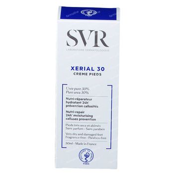 SVR Xérial 30 Crème Pieds 50 ml