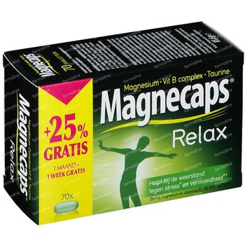Magnecaps Relax + 25% GRATUIT  70 comprimés