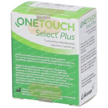 One Touch Select Plus Senseurs 50 pièces
