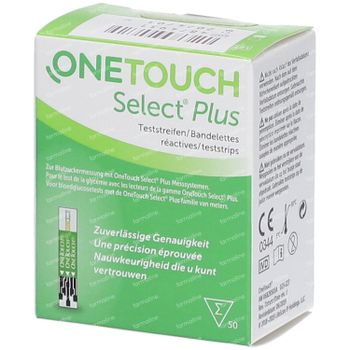 One Touch Select Plus Senseurs 50 pièces