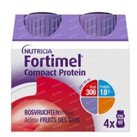 Fortimel Compact Protein Bosvruchten 4x125 ml