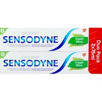 Sensodyne Fresh Mint Dentifrice DUO 2x75 ml dentifrice
