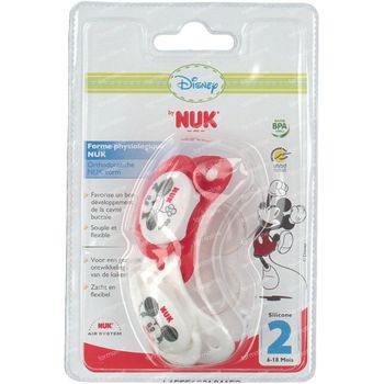 NUK Sucette Duo Minnie 6-18M 2 tétine