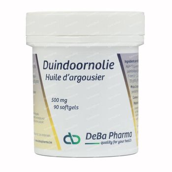 DeBa Pharma Huile D'Argousier 500 mg 90 capsules