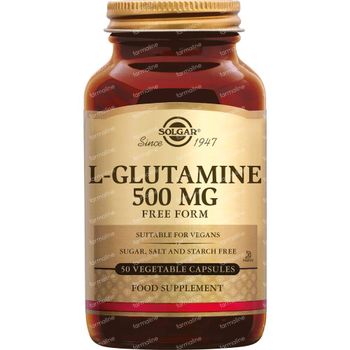 Solgar L-Glutamine 500 mg 50 capsules