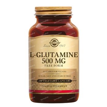 Solgar L-Glutamine 500 mg 250 capsules