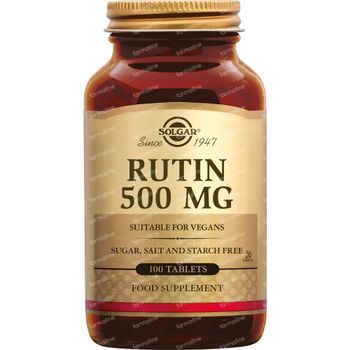 Solgar Rutin 500 mg 100 tabletten