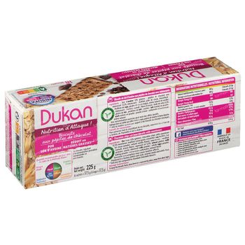 Dukan Biscuits Pépites de Chocolat 18 pièces