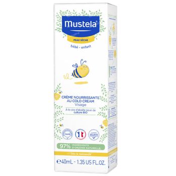 Mustela Crème nourrissante au Cold Cream Peau Sèche 40 ml
