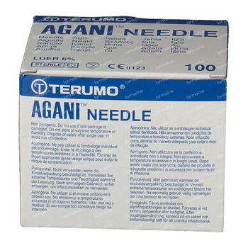 Terumo Agani Aiguille Jetable 23gx1 1/4 0,60x30 100 st