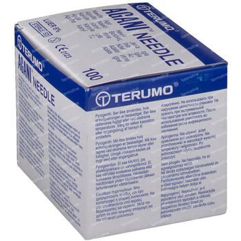 Terumo Agani Aiguille Jetable 25gx1 rb 0.50x25 100 st