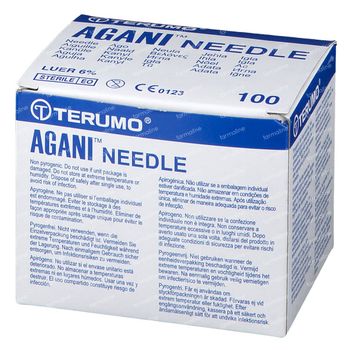 Terumo Agani Aiguille Jetable 27gx3/4 rb 0,4x20 100 st