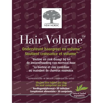 New Nordic Hair Volume 30 comprimés