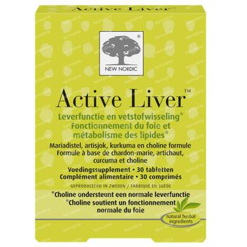 New Nordic Active Liver 30 tabletten