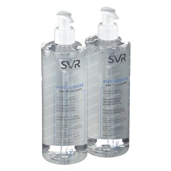 SVR Physiopure Eau Micellaire DUO 2x400 ml