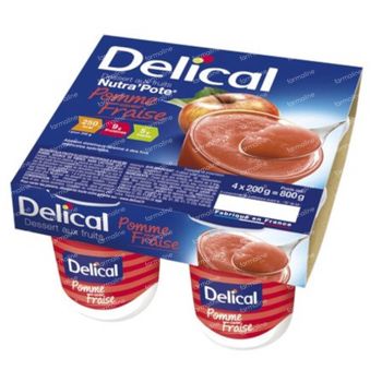 Delical Nutra'pote Pomme Fraise 500 g