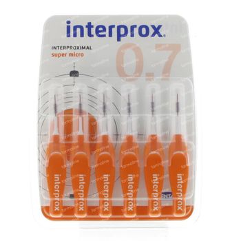 Interprox Premium Super Micro 0.7mm Oranje 6 st