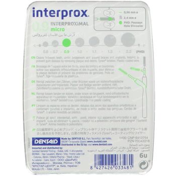 Interprox Premium Micro 0.9 Groen 2.4mm 6 st