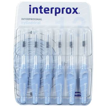 Interprox Premium Brosse Interdentale Cylindrique Bleu Clair 6 st