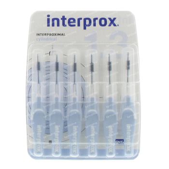 Interprox Premium Brosse Interdentale Cylindrique Bleu Clair 6 st