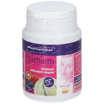 Mannavital Sélénium + Vitamine ACE 60 capsules