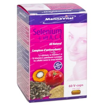 Mannavital Selenium + Vitamine ACE 60 capsules