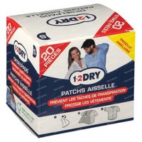 1-2DRY Achselpads Small Weiß 20 st