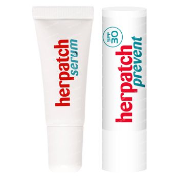 Herpatch Sérum Boutons de Fièvre + Prevent Stick 5 ml + 4,8 g