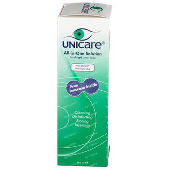 Unicare All-in-One Liquides Lentilles de Contact Dures 360 ml